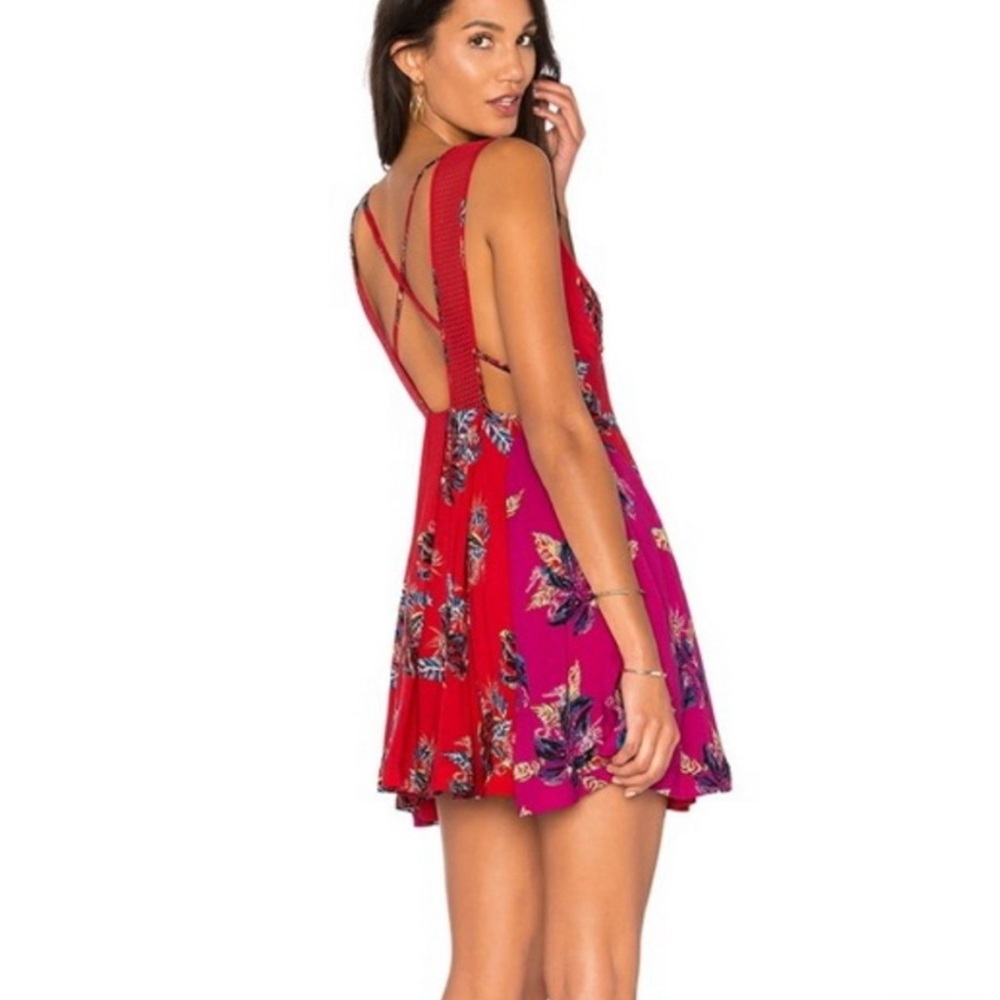 Free People Cherry Combo Dress
